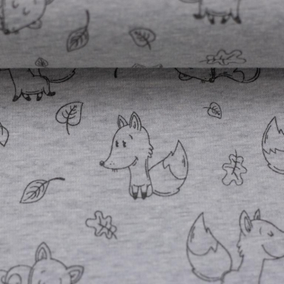 Alpenfleece | LEAH | Fuchs meliert grau